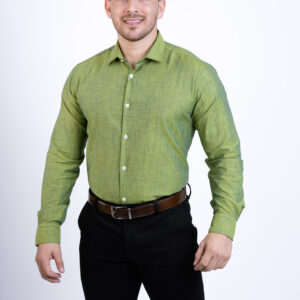 CAMISAS DE ALGODON CON ACABADO EN LINO